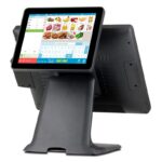 caisse tactile double écran avec afficheur client 15 pouces